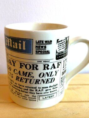 Daily Mail Newspaper For King and Empire Vintage Mug